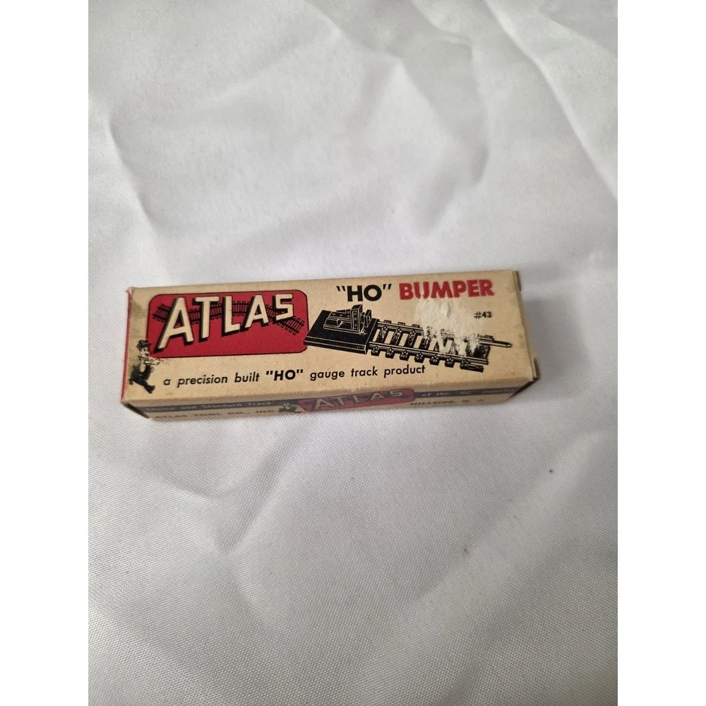 Atlas HO Bumper for Snap Track- Vintage in Original Box